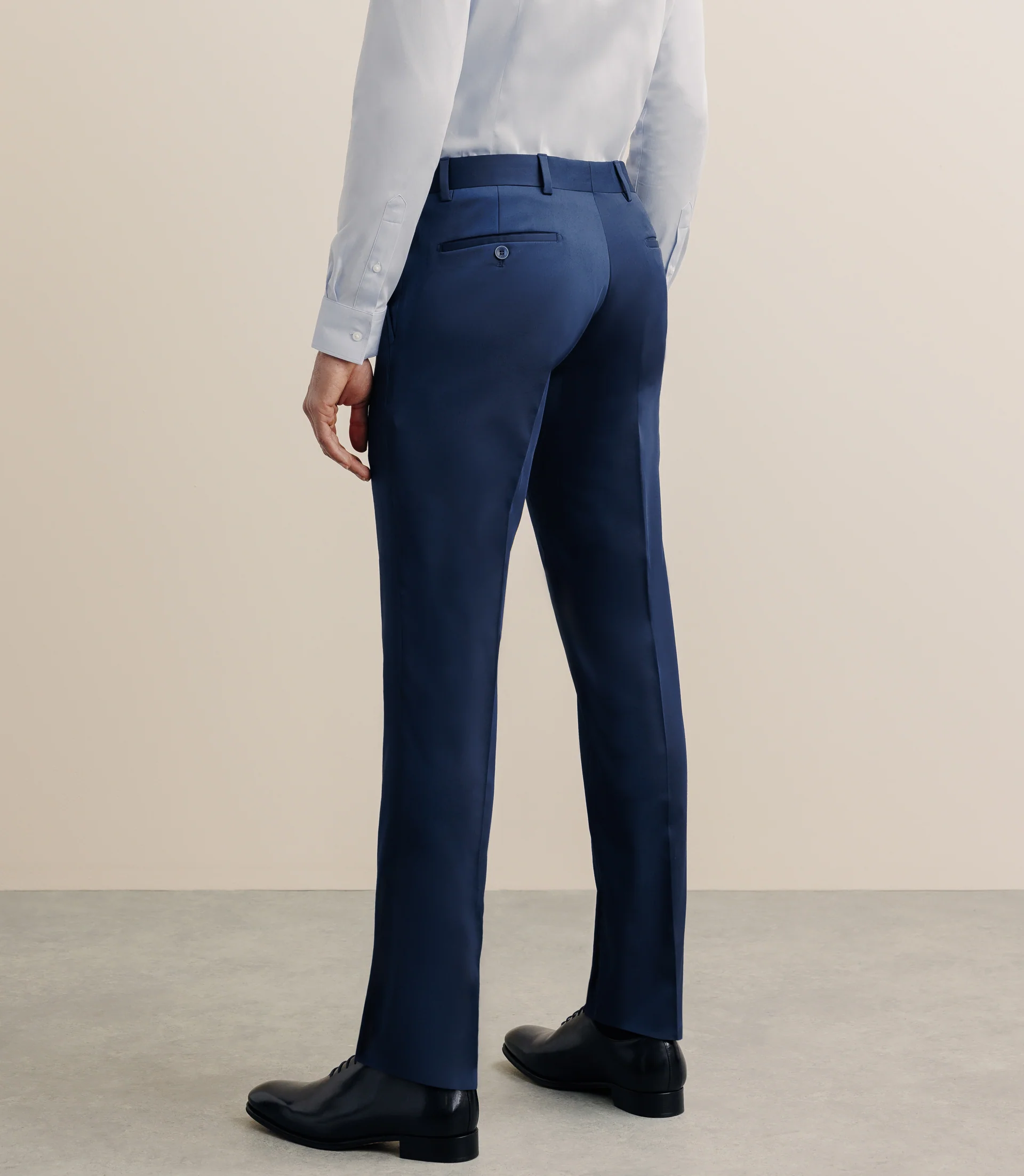Pantalon en tissu technique bleu - Image 4