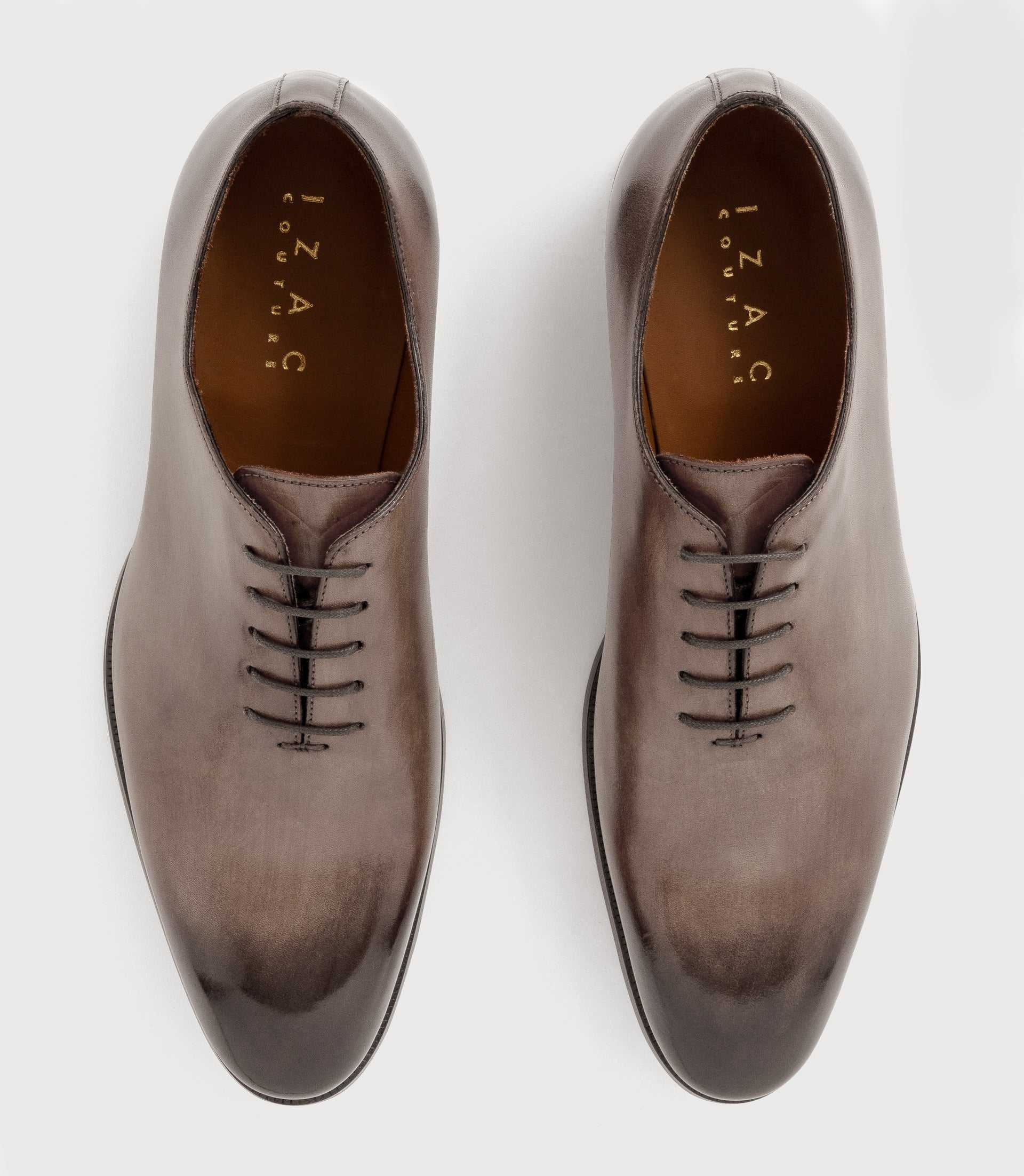 Richelieu en cuir marron corde EDMONDO - Image 5