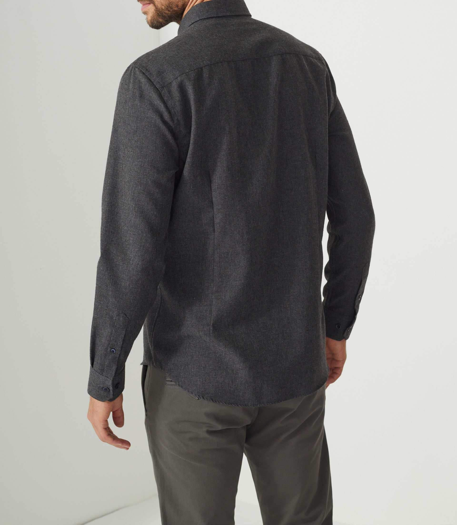 Chemise casual anthracite "Arthur" - Image 4