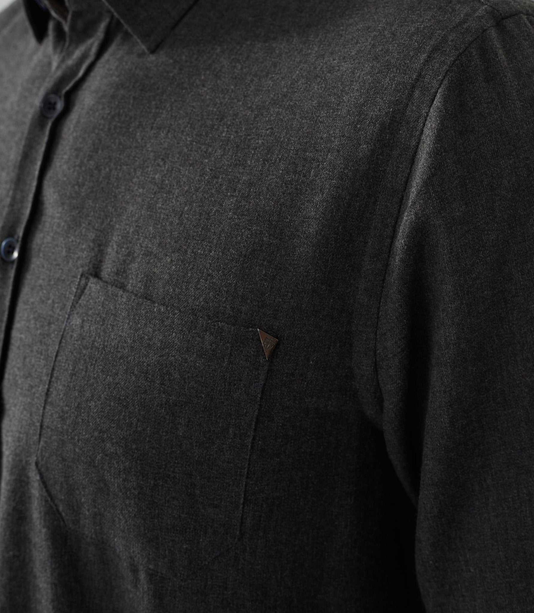 Chemise casual anthracite "Arthur" - Image 6