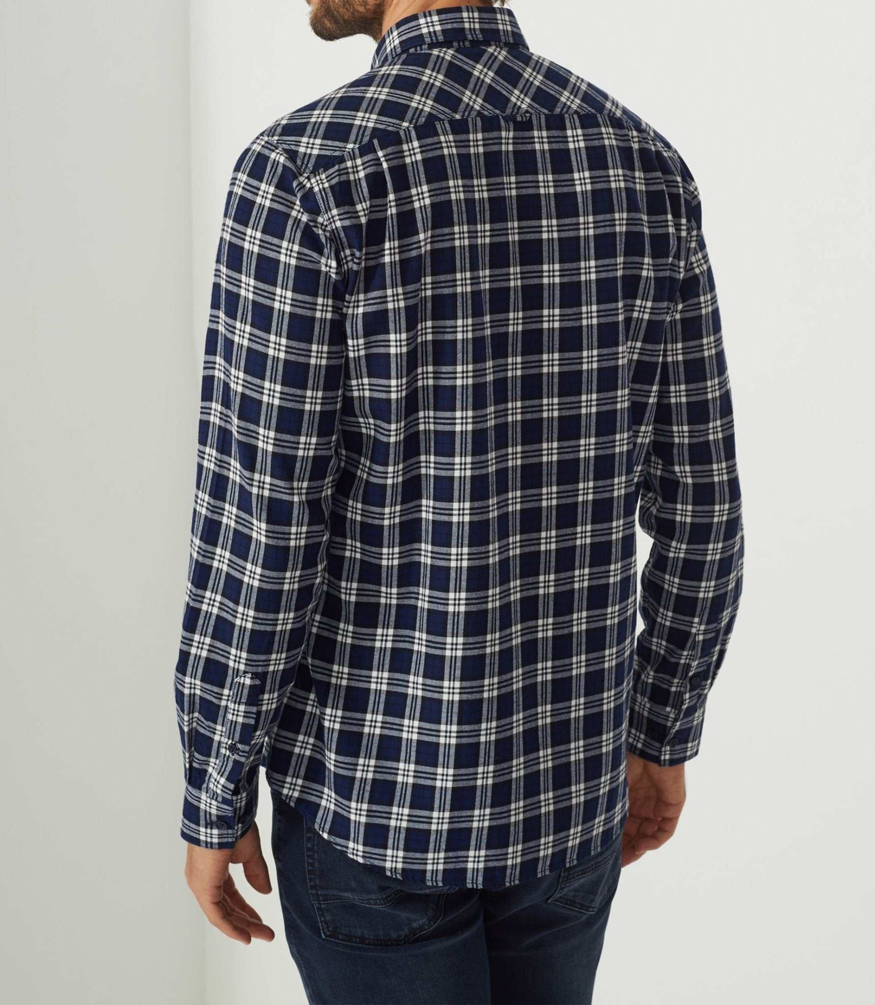 Chemise casual bleu "Adjia" - Image 3