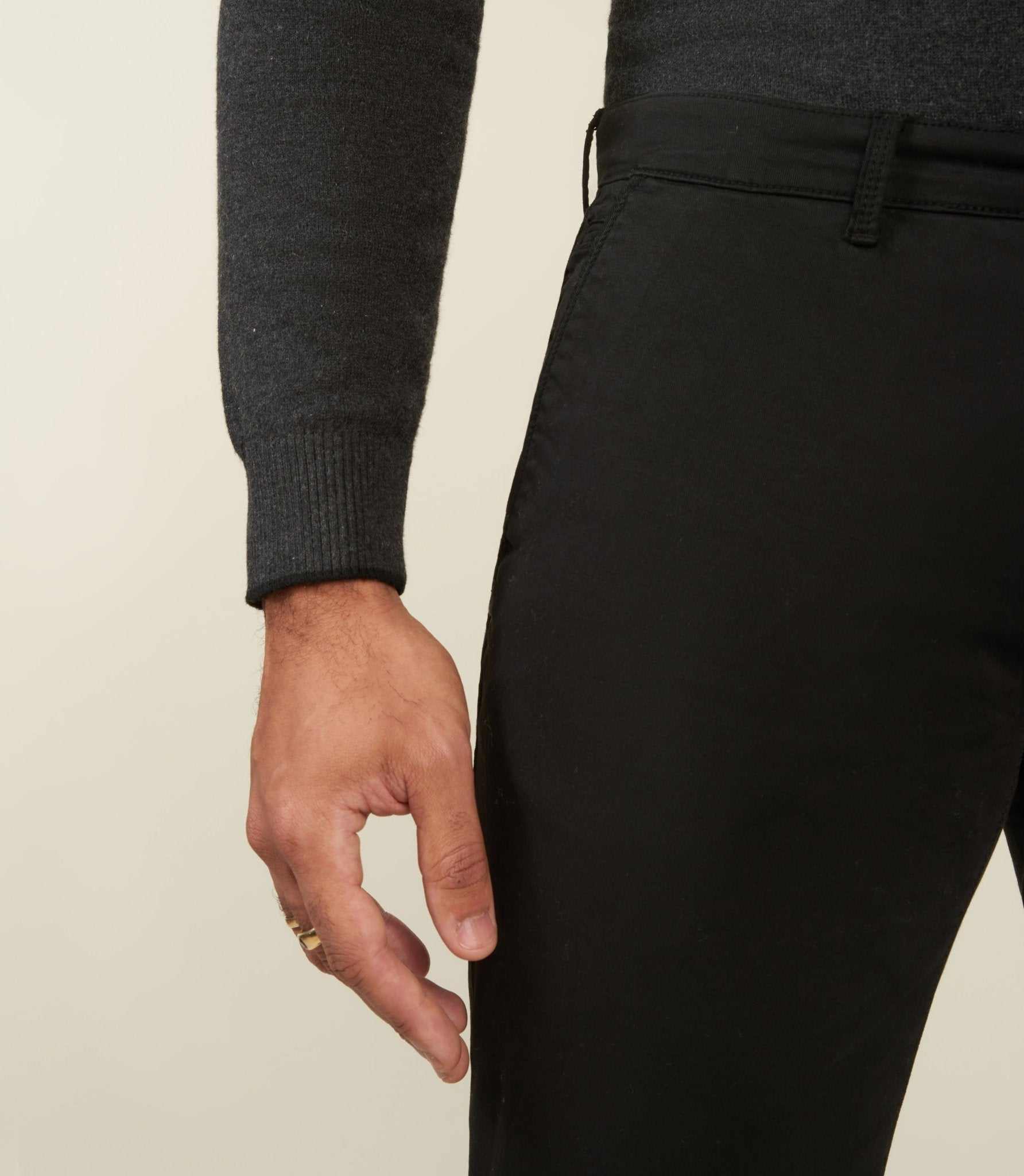 Pantalon chino noir VALORBT - Image 3