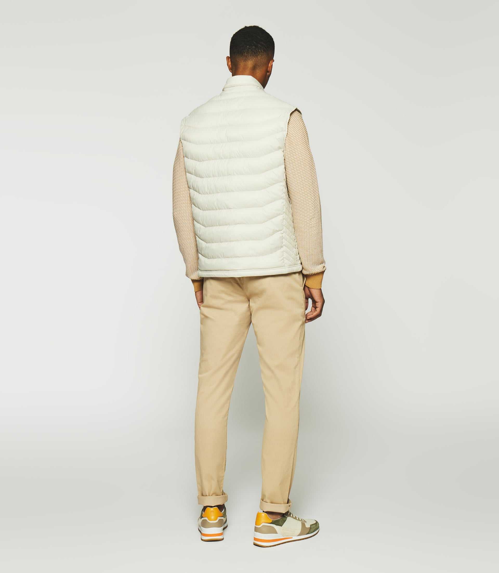 Doudoune sans manches matelassé écru ROBIN - Image 3