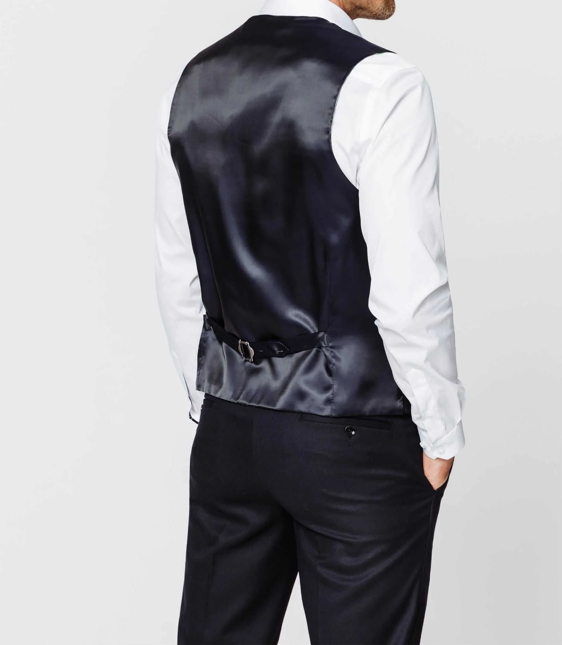 Gilet navy esprit flanelle bleu - Image 3