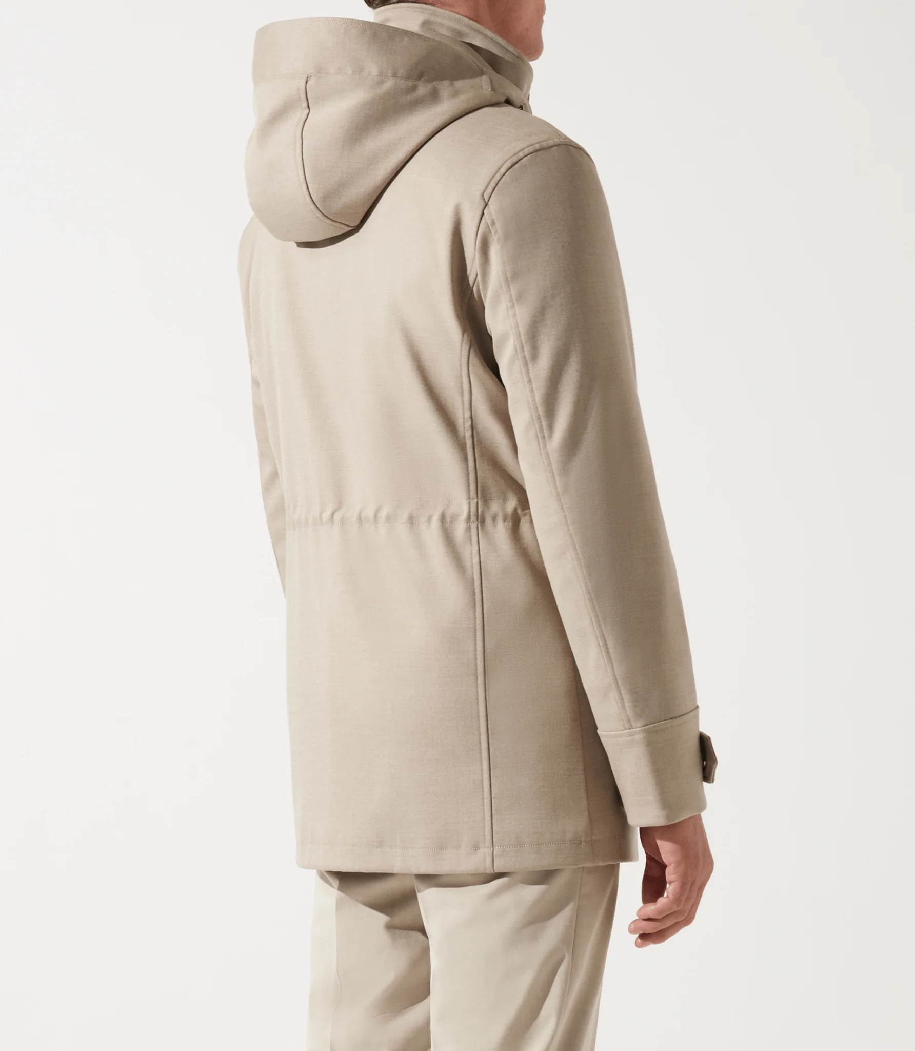 Manteau leger technique beige INDIANA - Image 4
