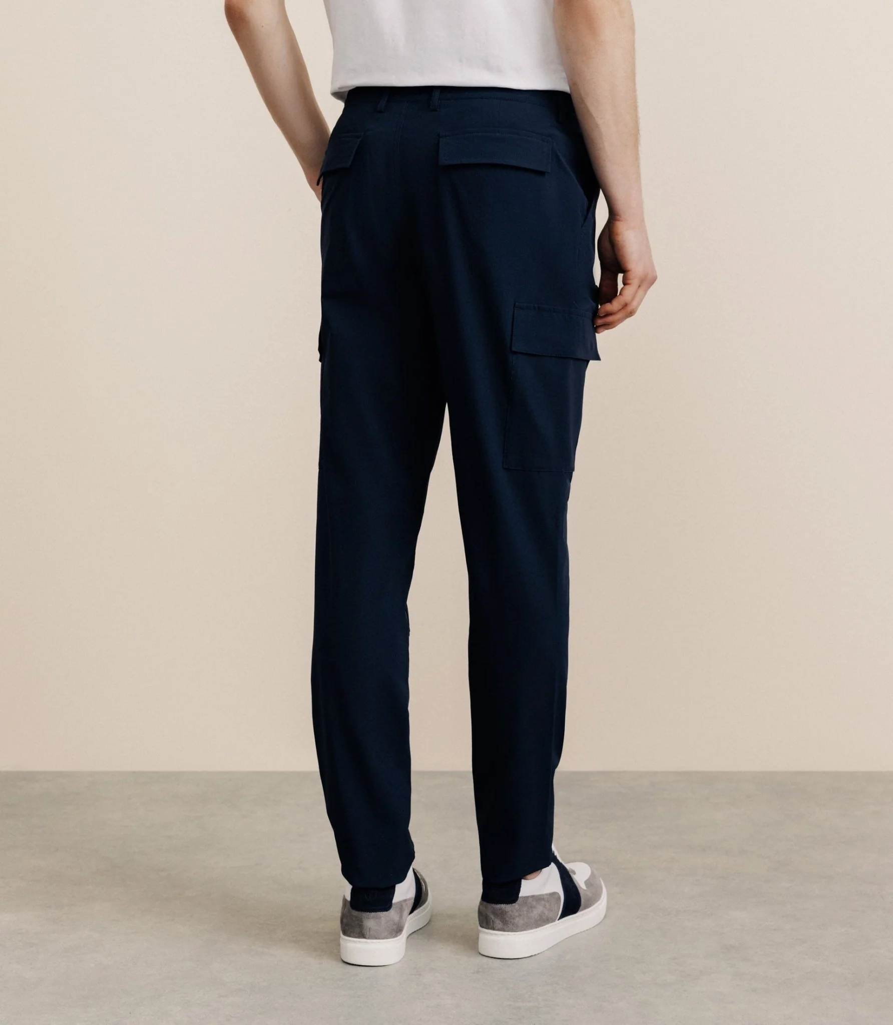 Pantalon regular marine - Image 4