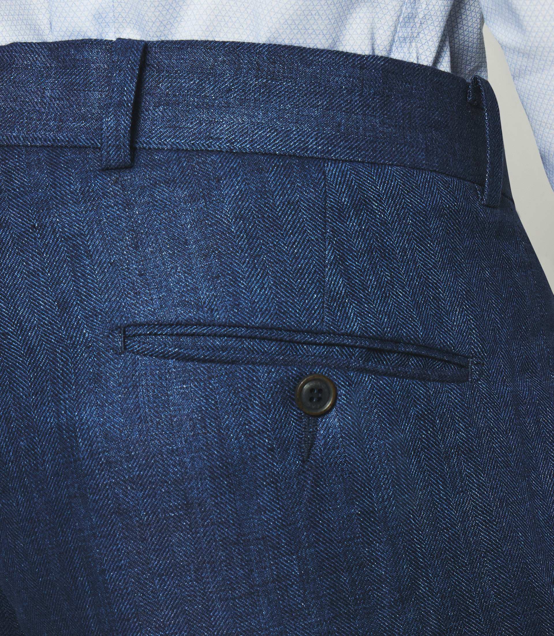 Pantalon séparable en lin marine BCHANCE - Image 3