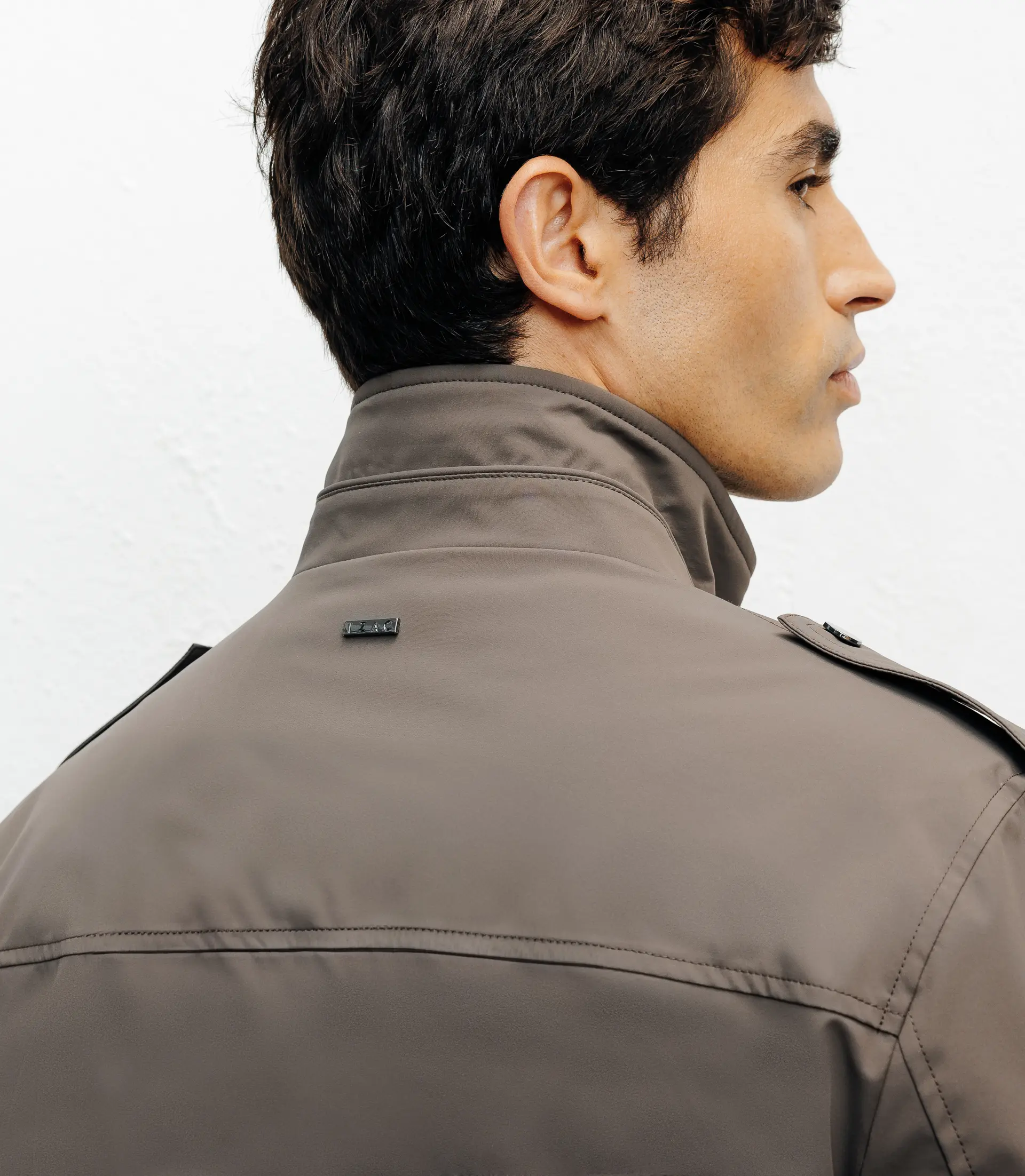 Parka 4 poches taupe - Image 5