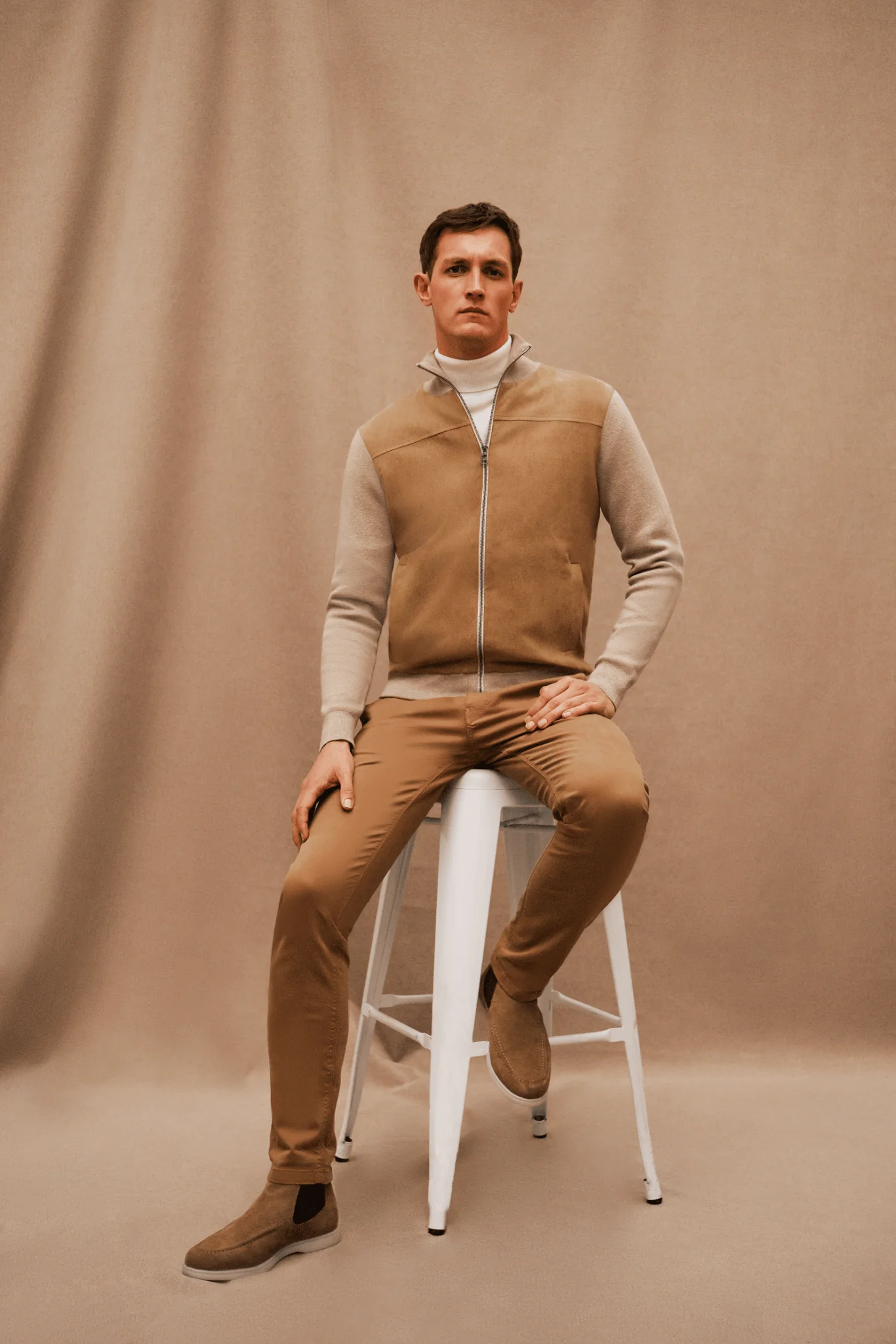 Pantalon chino camel VALOR - Image 4