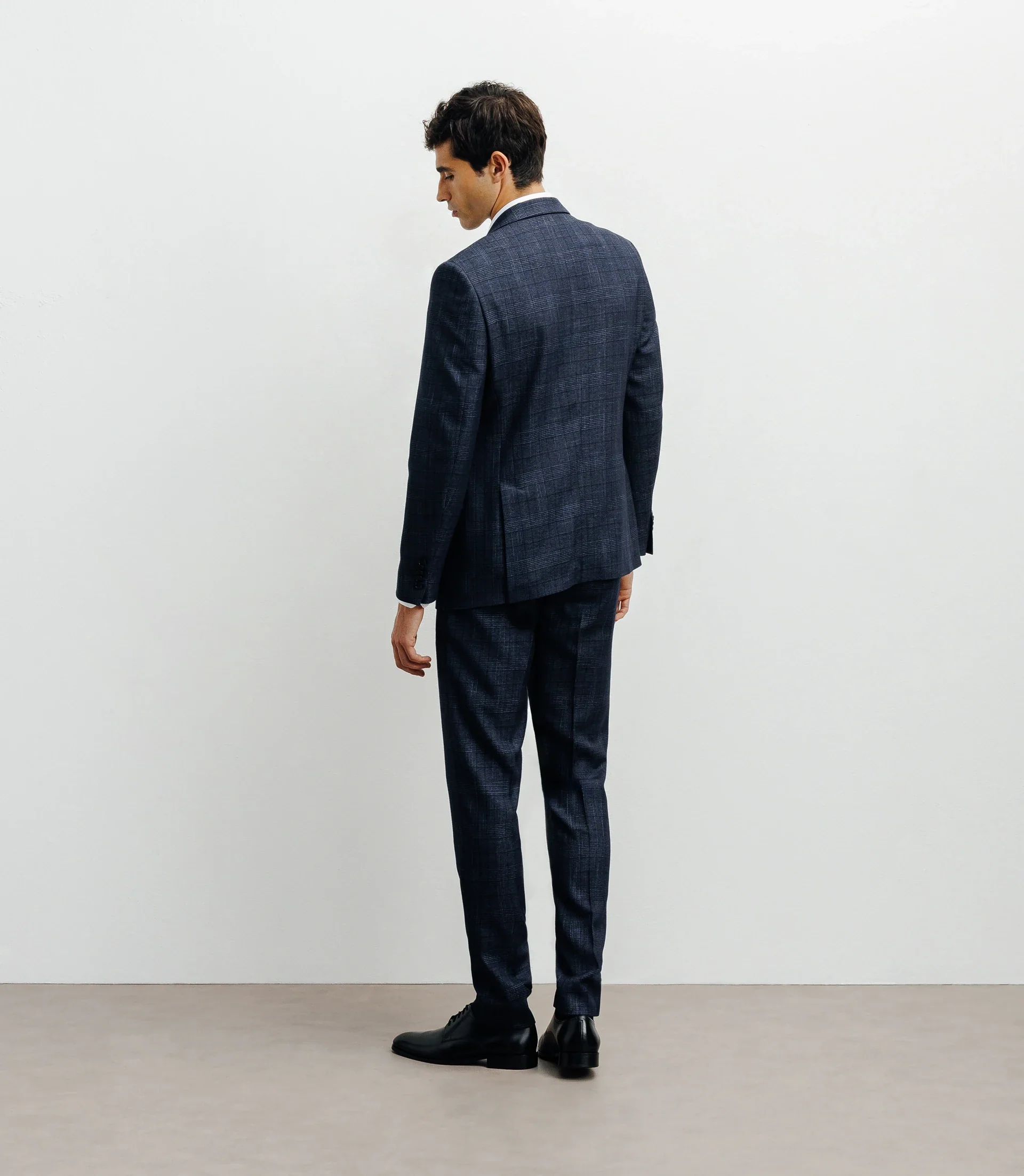 Veste ville Prince de Galles bleu denim - Image 4